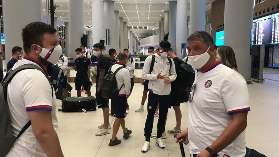 Galatasaray'ın rakibi Hajduk Split İstanbul'a geldi