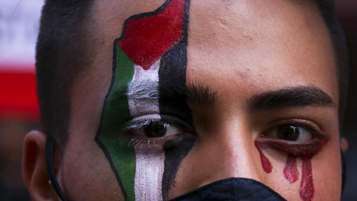 Arjantin'de 'İsrail'i kınama, Filistin ile dayanışma' gösterisi düzenlendi