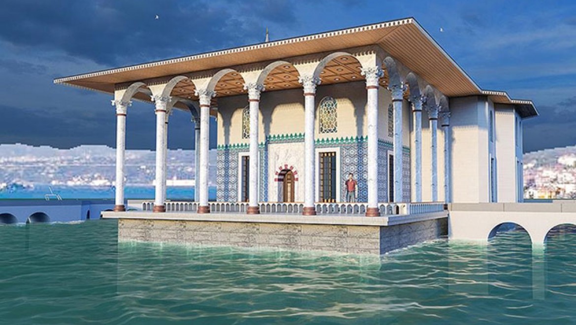 Denizin ortasında inşa edilen tek Osmanlı yapısı yeniden doğuyor