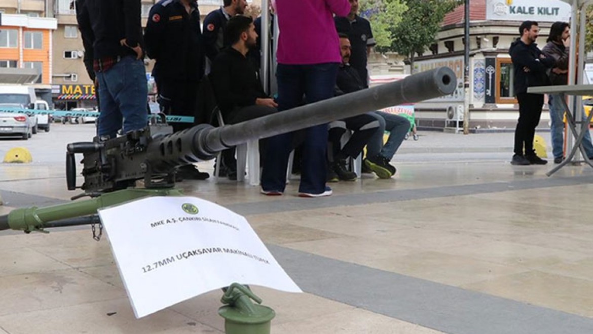 MKE Çankırı Silah Fabrikası'nda üretilen yerli ve milli silahlar tanıtıldı