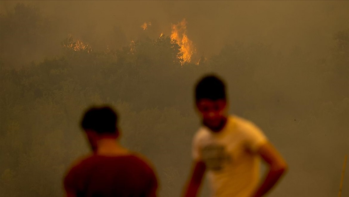 Manavgat'taki orman yangını söndürme çalışmaları devam ediyor