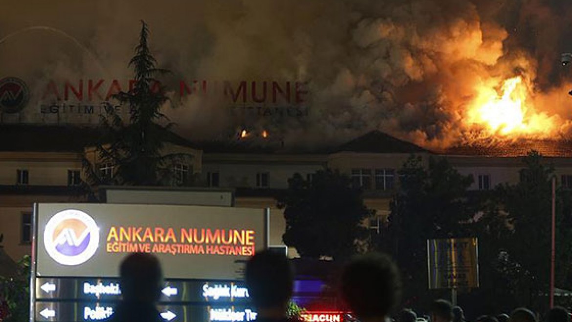 Ankara Numune Hastanesinde yangın