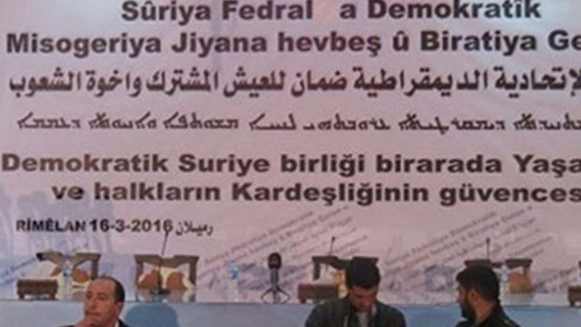 Suriyeli Kürtler federalizmi resmen ilan etti