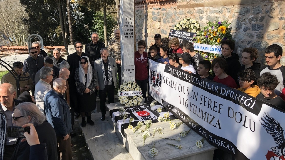 Beşiktaş, Kuruluş Gününde Şeref Bey'i Unutmadı