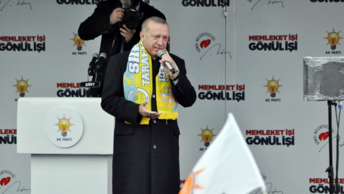 Cumhurbaşkanı Erdoğan Siirt’te 
