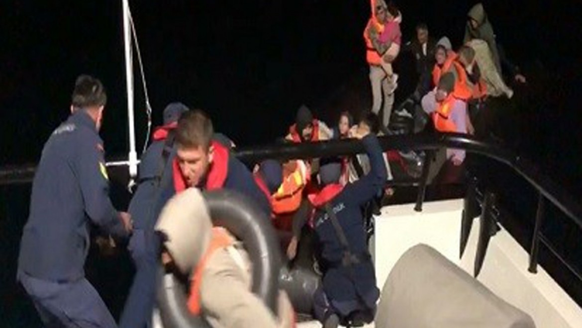 Edirne Açıklarında 40 Düzensiz Göçmen Yakalandı