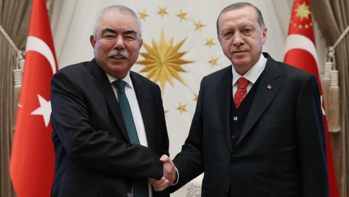 Cumhurbaşkanı Erdoğan, Raşit Dostum'u kabul etti