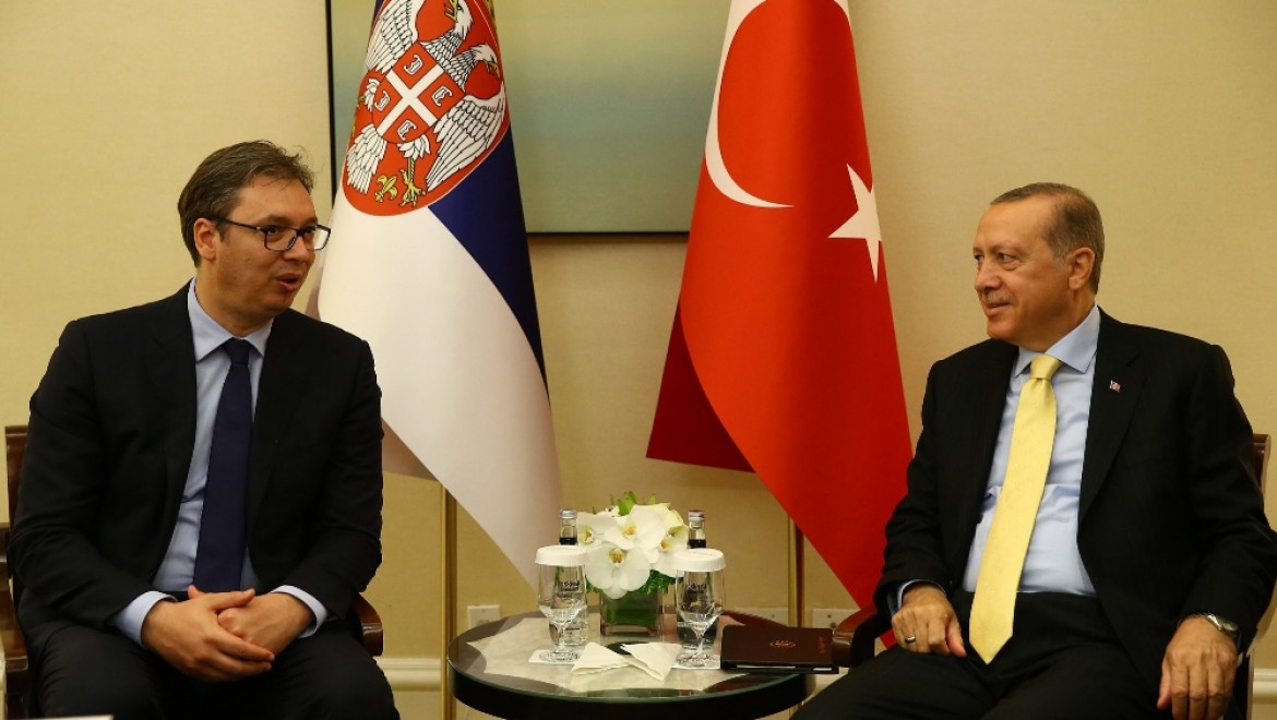 Erdoğan Plenkovic ve Vucic ile görüştü