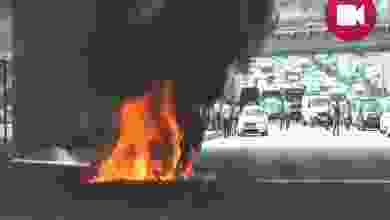 Kadıköy'de Araç Yangını