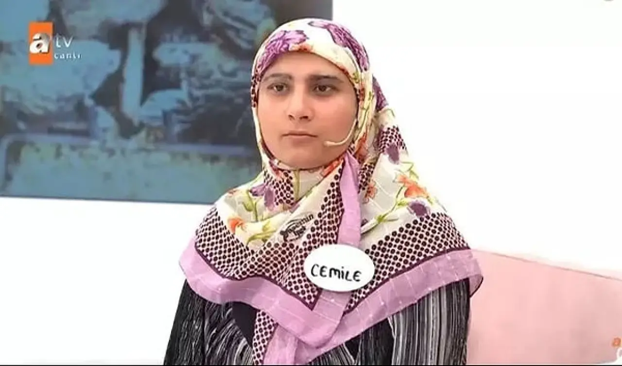 Yıllar önce Esra Erol'un programında izlediğimiz Cemile, tavırları ve aniden parlamasıyla dikkatleri üzerine çekmişti.